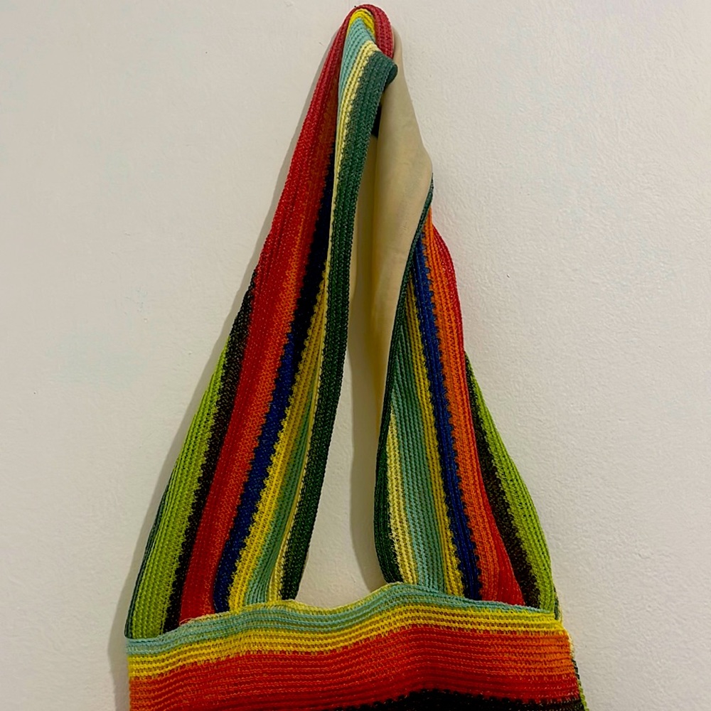 Colorful crop top from Honeybum